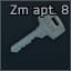 Zmeisky 3 apartment 8 key