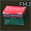7.62x39mm FMJ ammo pack (20 pcs)
