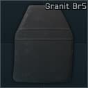 Granit Br5 ballistic plate