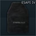 ESAPI level IV ballistic plate