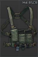 Zulu Nylon Gear M4 Reduced Signature Chest Rig (Ranger Green)
