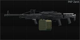 Kalashnikov PKP 7.62x54R infantry machine gun Zenit