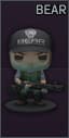 BEAR operative figurine