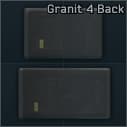 Granit 4 ballistic plates (Back)