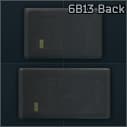 6B13 custom ballistic plates (Back)
