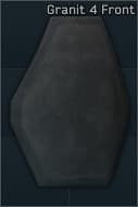Granit 4 ballistic plate (Front)