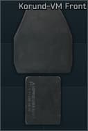 Korund-VM ballistic plates (Front)
