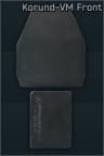 Korund-VM ballistic plates (Front)