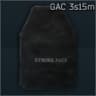 GAC 3s15m ballistic plate