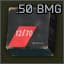 12/70 makeshift .50 BMG slug ammo pack (25 pcs)