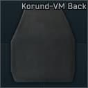 Korund-VM ballistic plate (Back)
