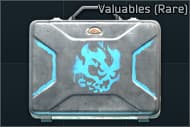 Unlocked valuables crate (Rare)