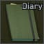 Battered diary