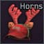 Hat with horns