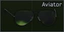 RayBench Aviator glasses (Green lenses)