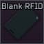 Blank RFID keycard