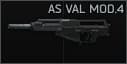 AS VAL MOD.4 9x39 special assault rifle