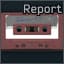 Audio tape with report