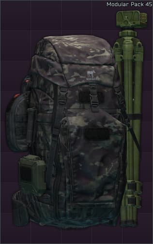 Tasmanian Tiger Modular Pack 45 Plus (MultiCam Black)