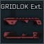 AR-15 Strike Industries GRIDLOK Extension (Red)