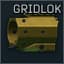 AR-15 Strike Industries GRIDLOK base (Yellow)