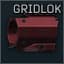 AR-15 Strike Industries GRIDLOK base (Red)