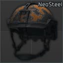 Diamond Age NeoSteel High Cut helmet (Orange Stains)