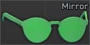 Mirror glasses (Green)