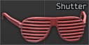 Shutter glasses (Red)