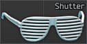 Shutter glasses (White)
