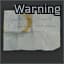 Note with a warning
