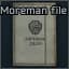 Moreman's personal file