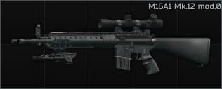 Colt M16A1 5.56x45 assault rifle Mk.12 mod.0