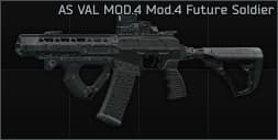 AS VAL MOD.4 9x39 special assault rifle Mod.4 Future Soldier