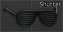 Shutter glasses (Black)