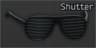 Shutter glasses (Black)