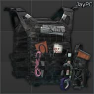 Tac-Kek JayPC plate carrier (Black)