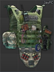 Tac-Kek JayPC plate carrier (OD Green)