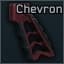 AR-15 Tyrant Designs MOD Chevron pistol grip (Red)