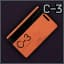 Compartment C-3 keycard