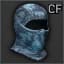 Cold Fear infrared balaclava (Blue Moss)