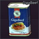 Can of GigaBeef meat