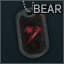 Marked dogtag BEAR