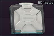 Black Division rugged laptop