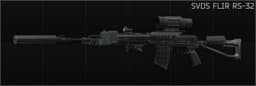 SVDS 7.62x54R sniper rifle FLIR RS-32