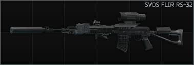SVDS 7.62x54R 저격소총  FLIR RS-32