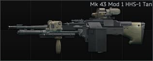 U.S. Ordnance M60E4 7.62x51 light machine gun HHS-1 Tan