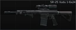 Knight's Armament Company SR-25 7.62x51 marksman rifle Vudu 1-6x24