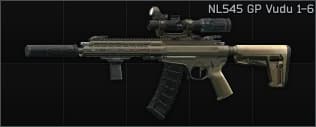 Custom Guns NL545 (GP) 5.45x39 assault rifle Vudu 1-6x24