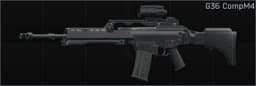 HK G36 5.56x45 assault rifle CompM4